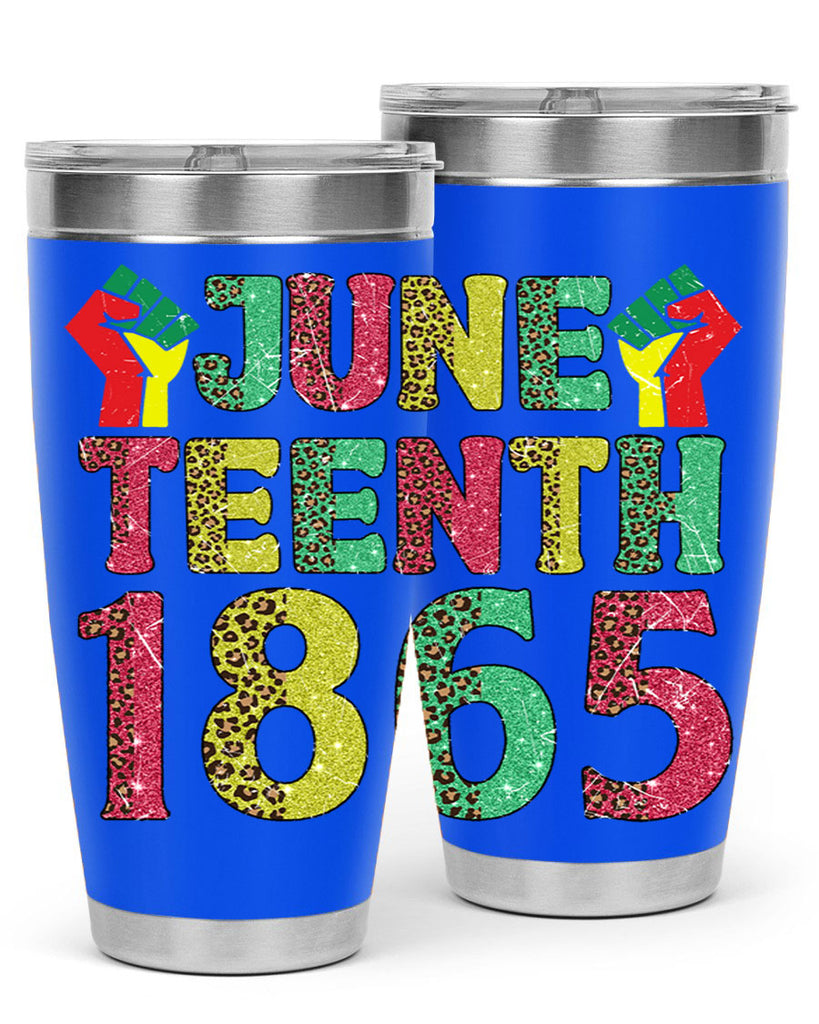 Fist Juneteenth Since 1865 Design Png 10#- Juneteenth- tumbler