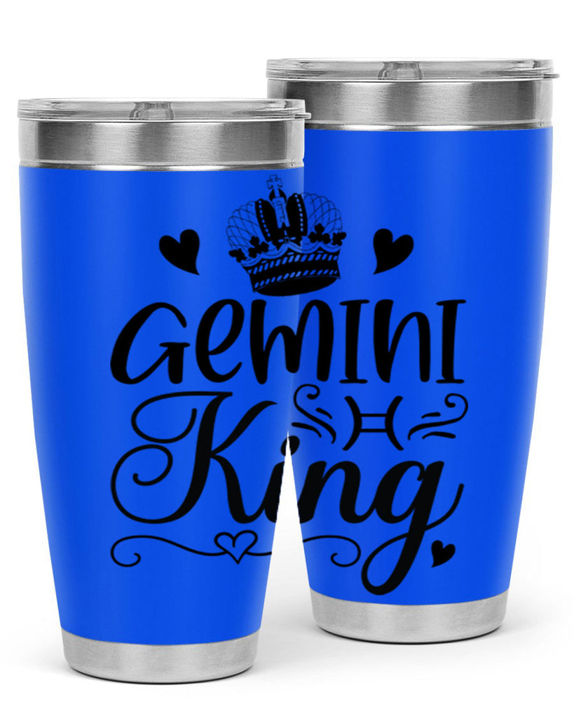 Gemini king 228#- zodiac- Tumbler