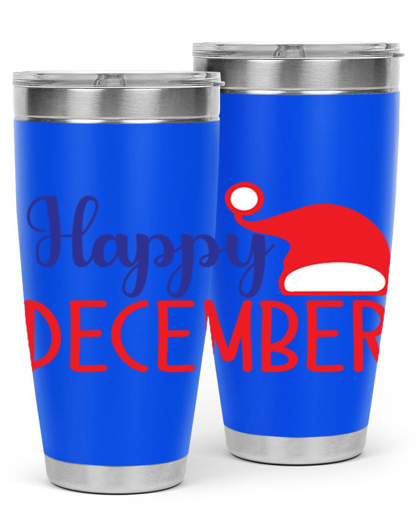 Happy December 135#- winter- Tumbler