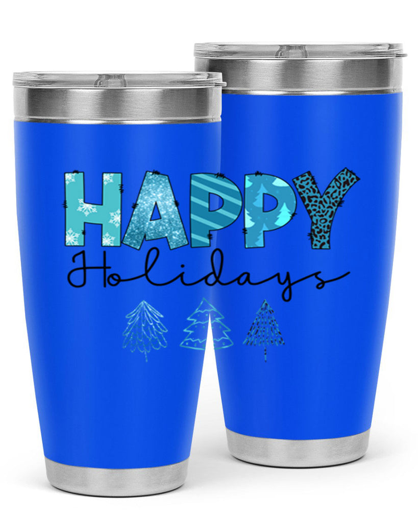 Happy Holidays 140#- winter- Tumbler