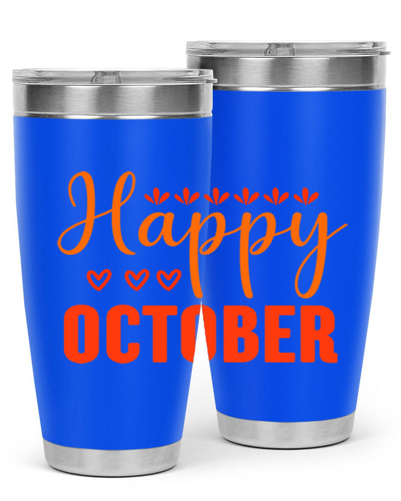 Happy October Design 237#- fall- Tumbler