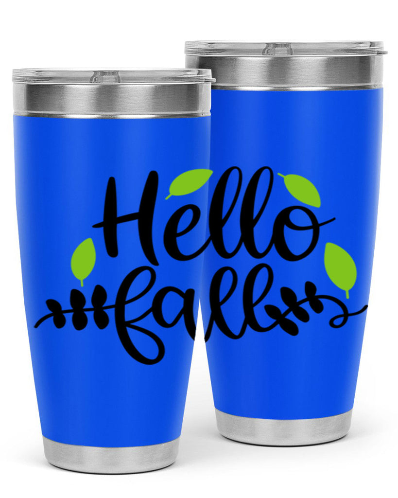Hello Fall 283#- fall- Tumbler