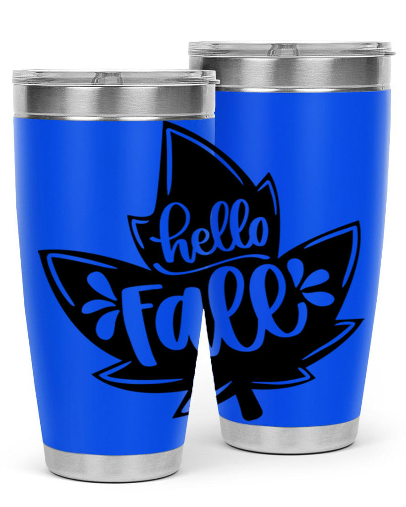 Hello Fall 494#- fall- Tumbler
