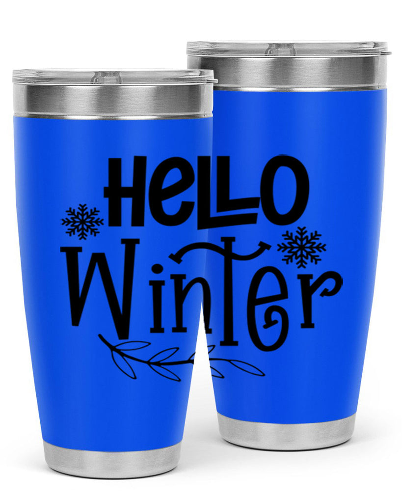 Hello Winter 168#- winter- Tumbler