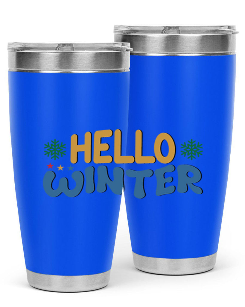 Hello Winter 181#- winter- Tumbler
