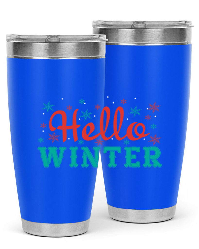 Hello Winter 182#- winter- Tumbler