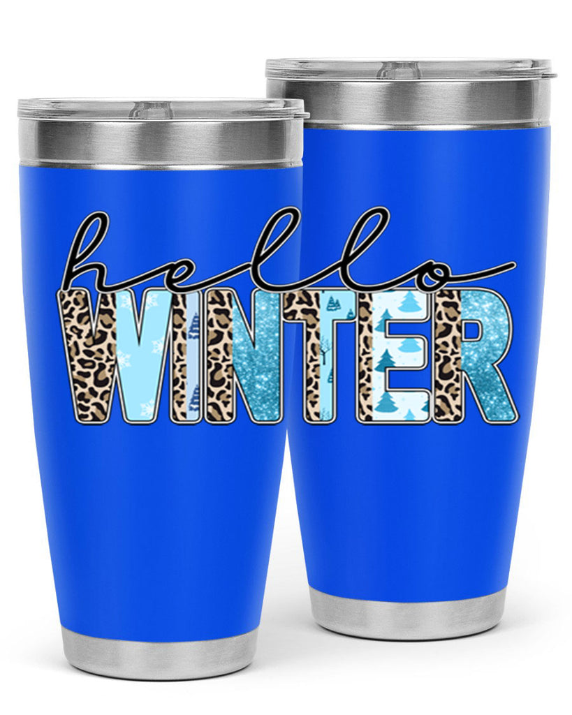 Hello Winter 189#- winter- Tumbler