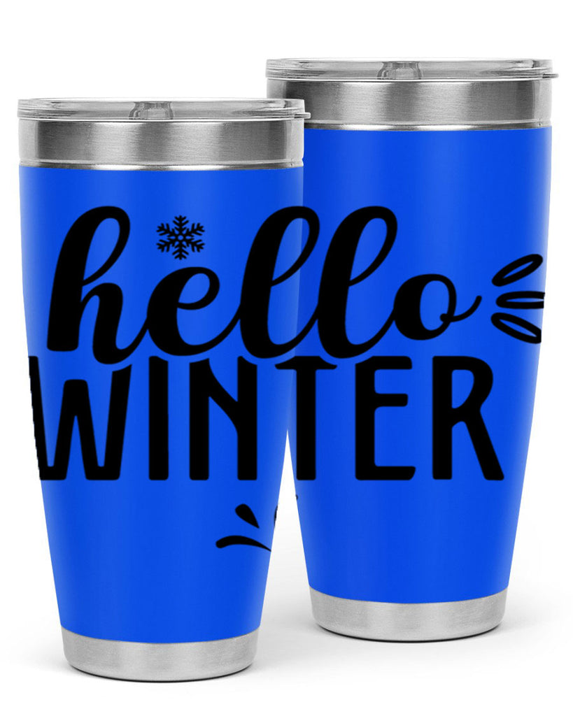 Hello Winter171#- winter- Tumbler