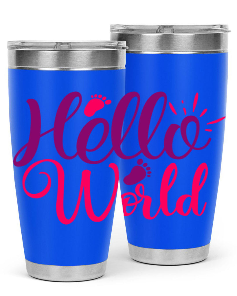 Hello World Style 260#- baby- tumbler