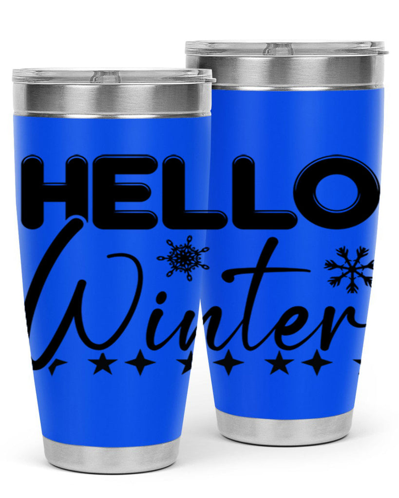 Hello winter 183#- winter- Tumbler