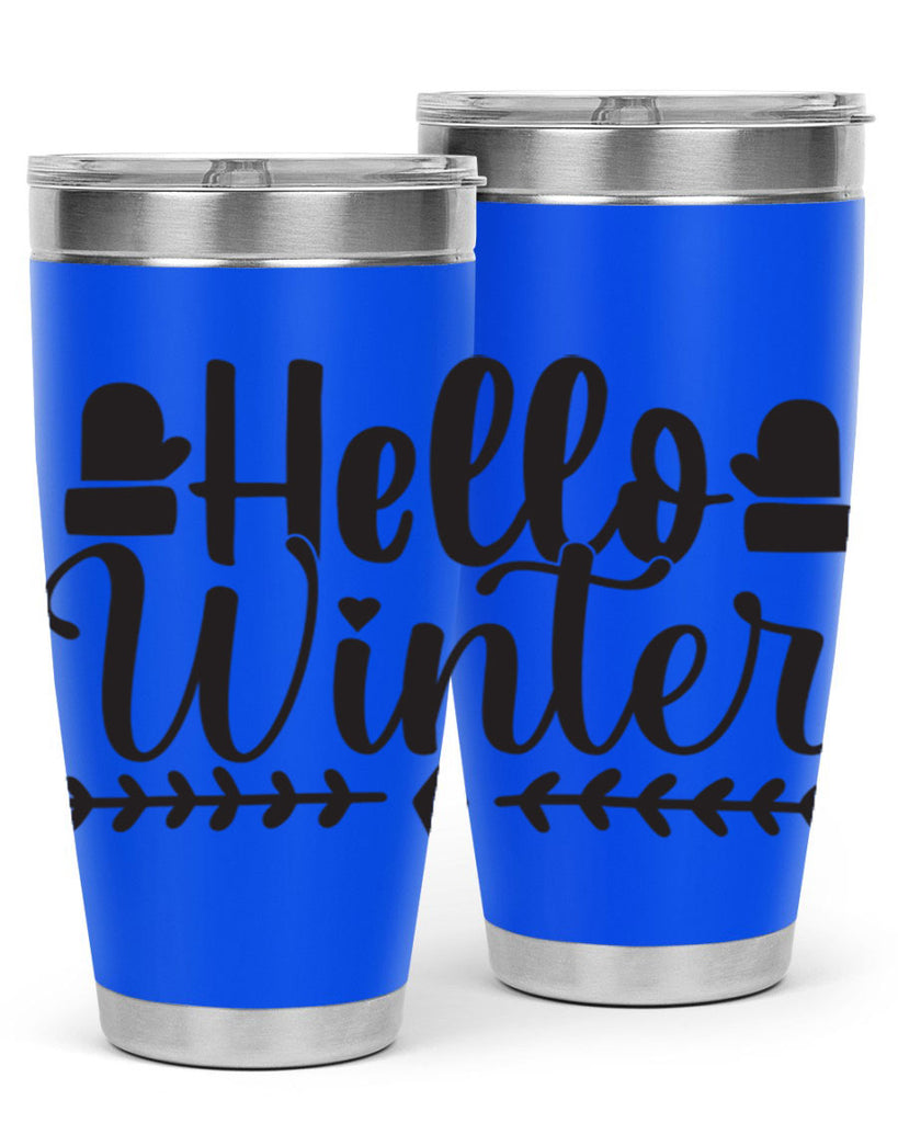 Hello winter 184#- winter- Tumbler