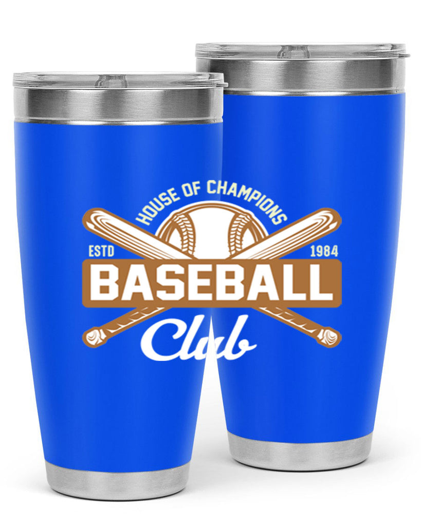 House 1178#- baseball- Tumbler