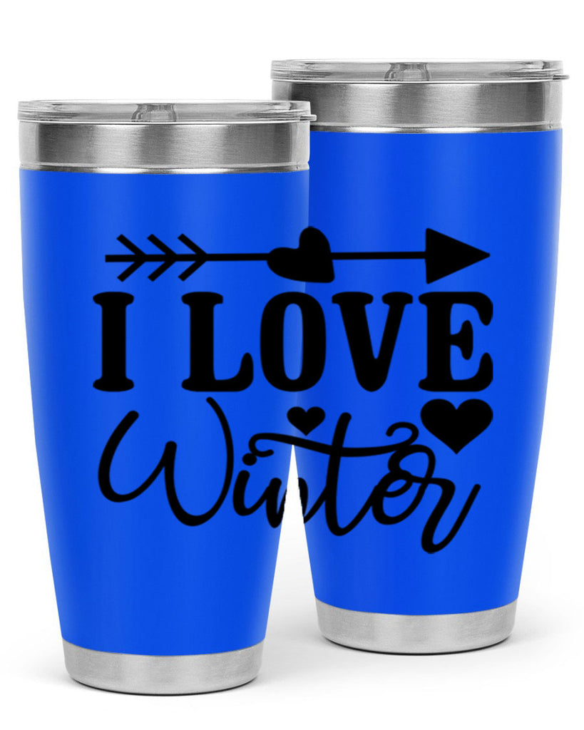 I Love Winter 227#- winter- Tumbler