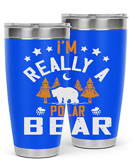 I'm really a polar bear 17#- Bears- Tumbler