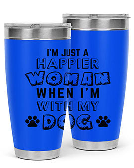 Im Just A Style 39#- dog- Tumbler