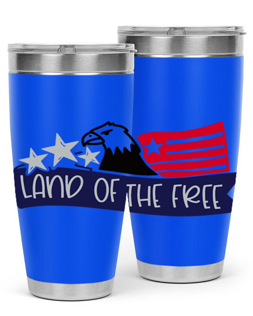 Land Of The Free Style 157#- Fourt Of July- Tumbler