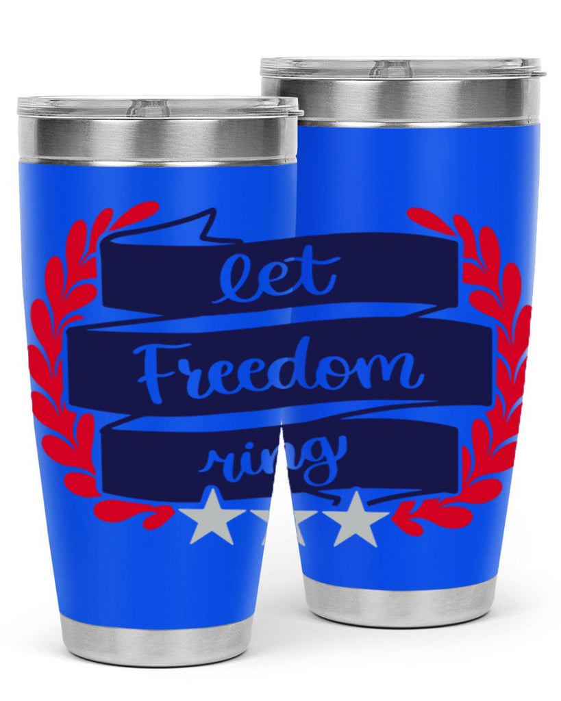 Let Freedom Ring Style 159#- Fourt Of July- Tumbler