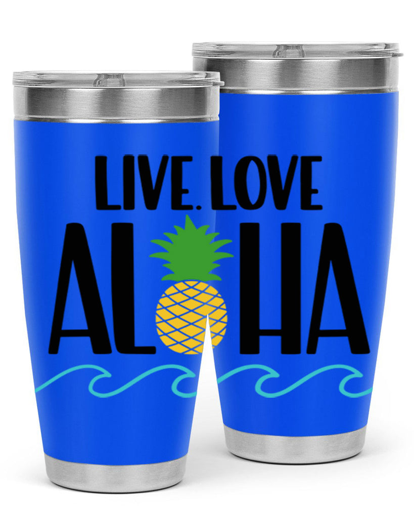 Live Love Aloha Style 30#- summer- Tumbler