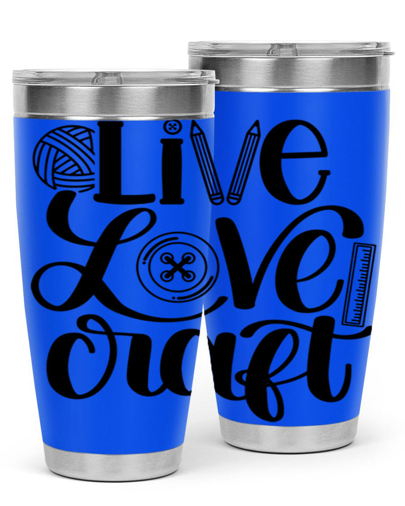 Live Love Craft 14#- crafting- Tumbler