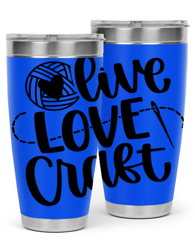 Live Love Craft 15#- crafting- Tumbler