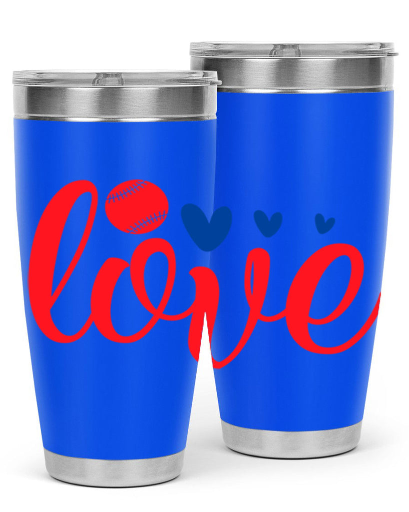 Love 2052#- baseball- Tumbler