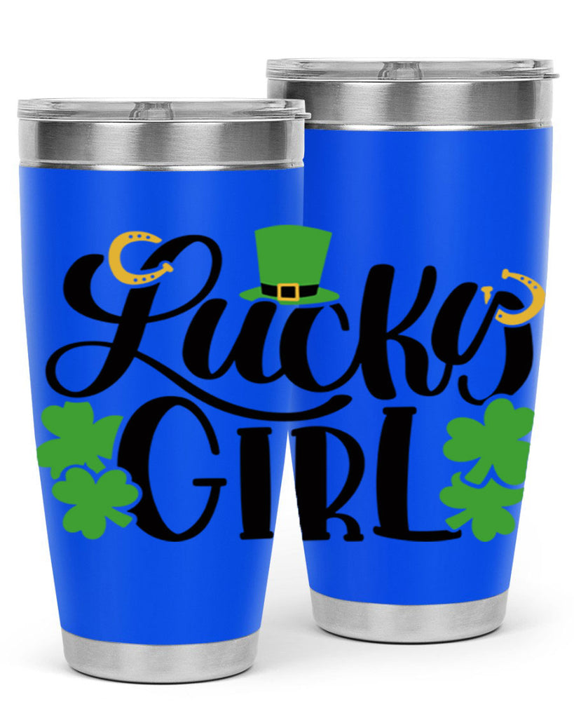 Lucky Girl Style 56#- St Patricks Day- Tumbler