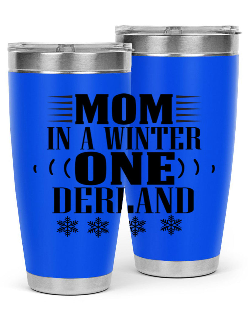 MOM IN A WINTER ONE DERLAND 322#- winter- Tumbler