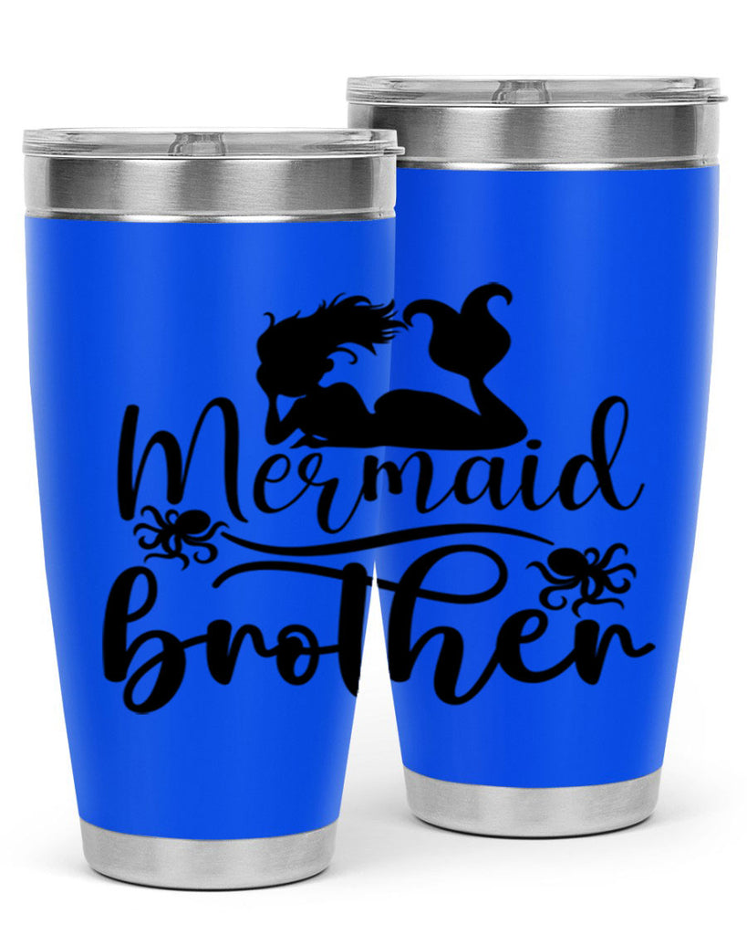 Mermaid Brother 355#- mermaid- Tumbler