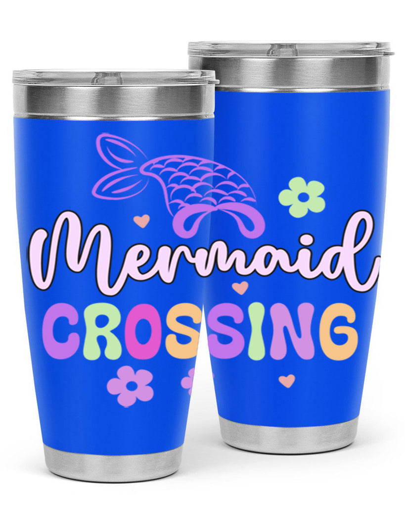 Mermaid Crossing 401#- mermaid- Tumbler