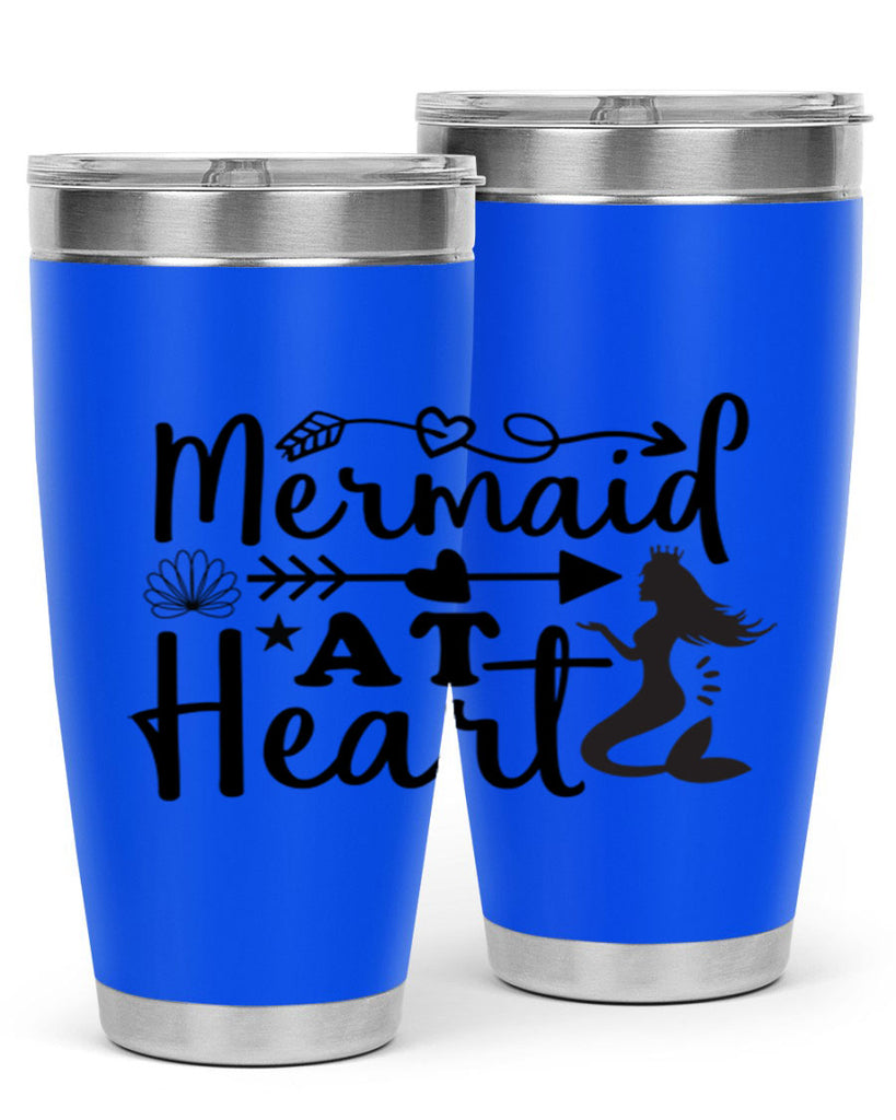 Mermaid at Heart design 397#- mermaid- Tumbler