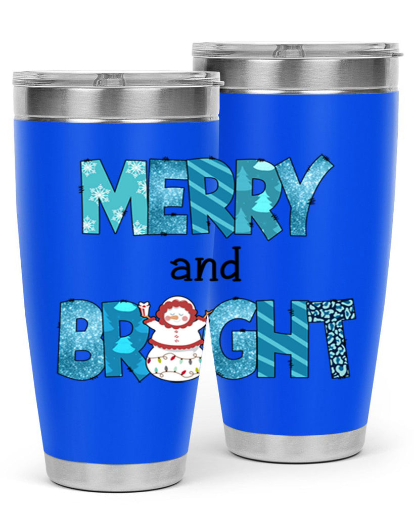 Merry and Bright 321#- winter- Tumbler