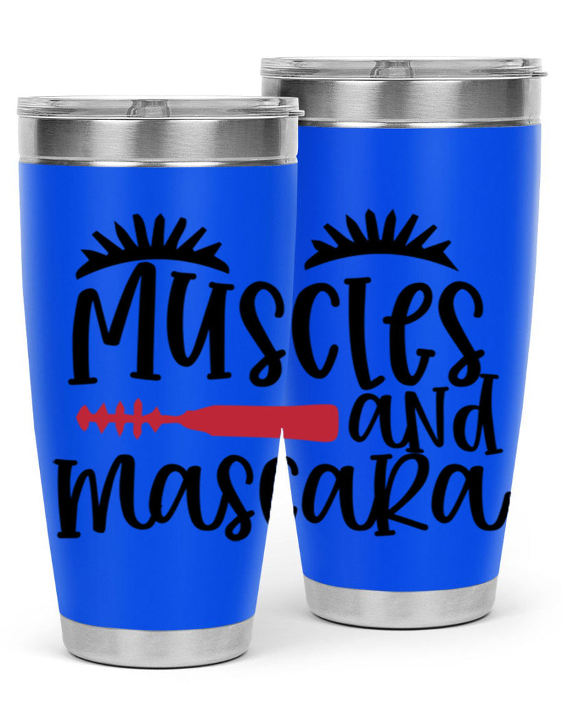 Muscles and mascara design Style 221#- make up- Tumbler