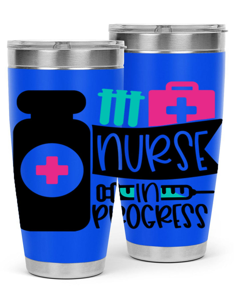 Nurse In Progress Style Style 111#- nurse- tumbler
