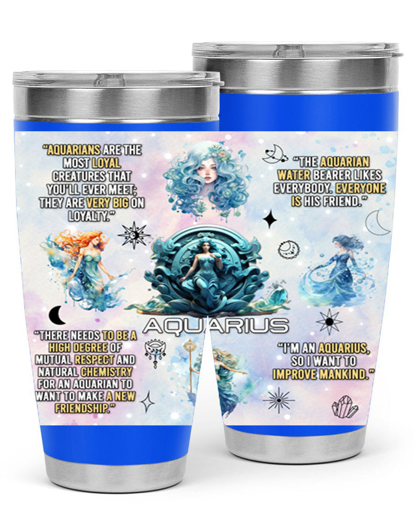 StraightAquarius 468#- zodiac- Tumbler