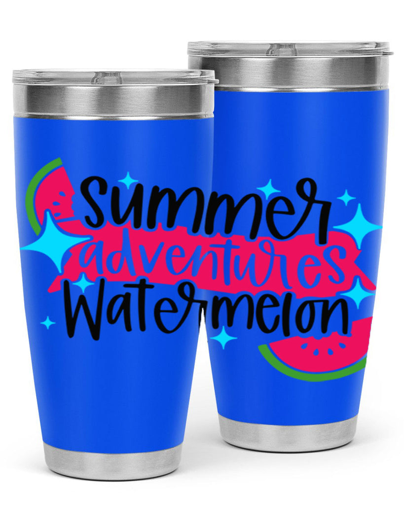 Summer Adventures Watermelon Style 23#- summer- Tumbler
