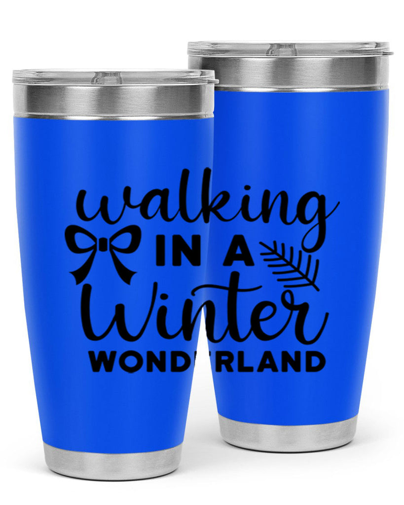 Walking In A Winter Wonderland 441#- winter- Tumbler