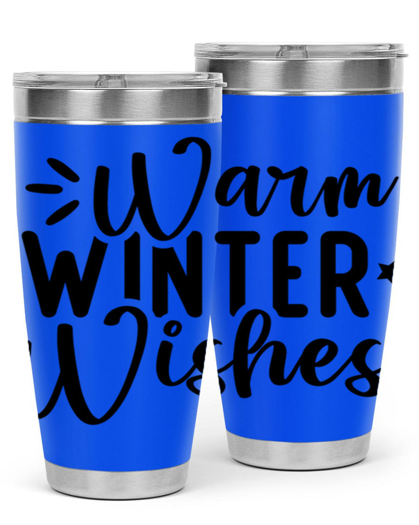 Warm Winter Wishes459#- winter- Tumbler