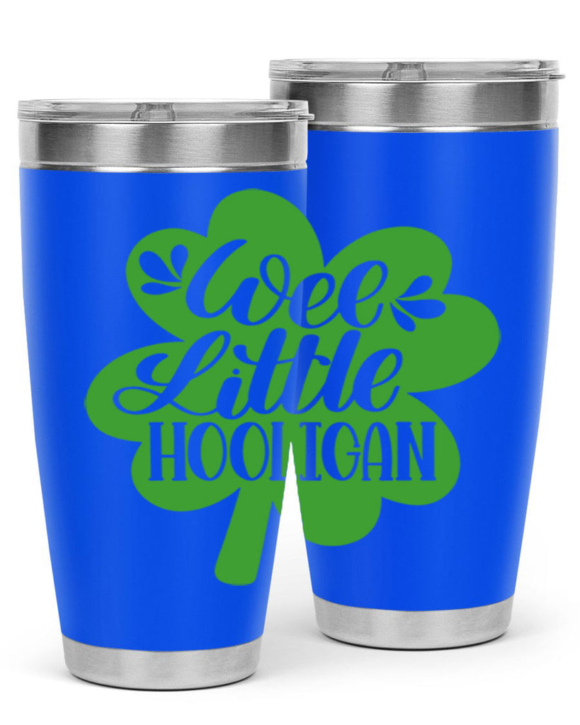 Wee Little Hooligan Style 16#- St Patricks Day- Tumbler