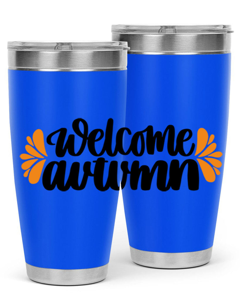 Welcome Autumn 513#- fall- Tumbler