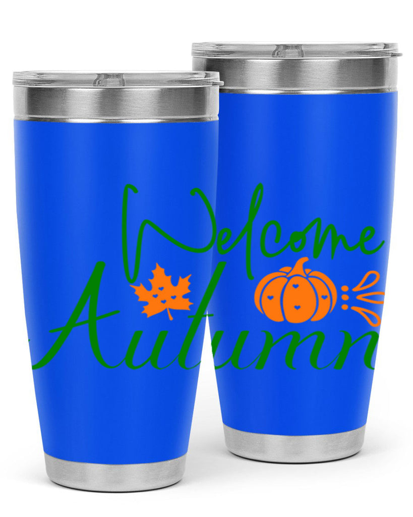 Welcome Autumn 627#- fall- Tumbler