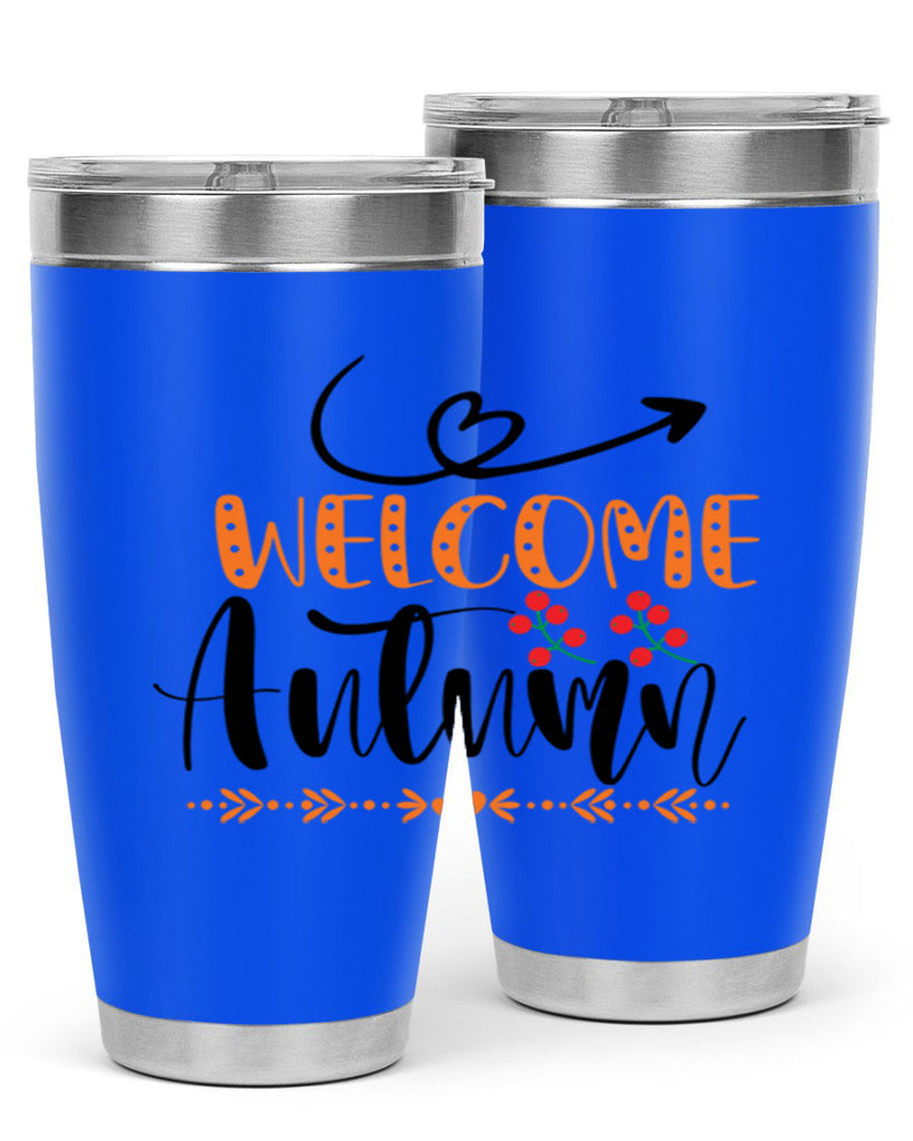 Welcome Autumn 628#- fall- Tumbler