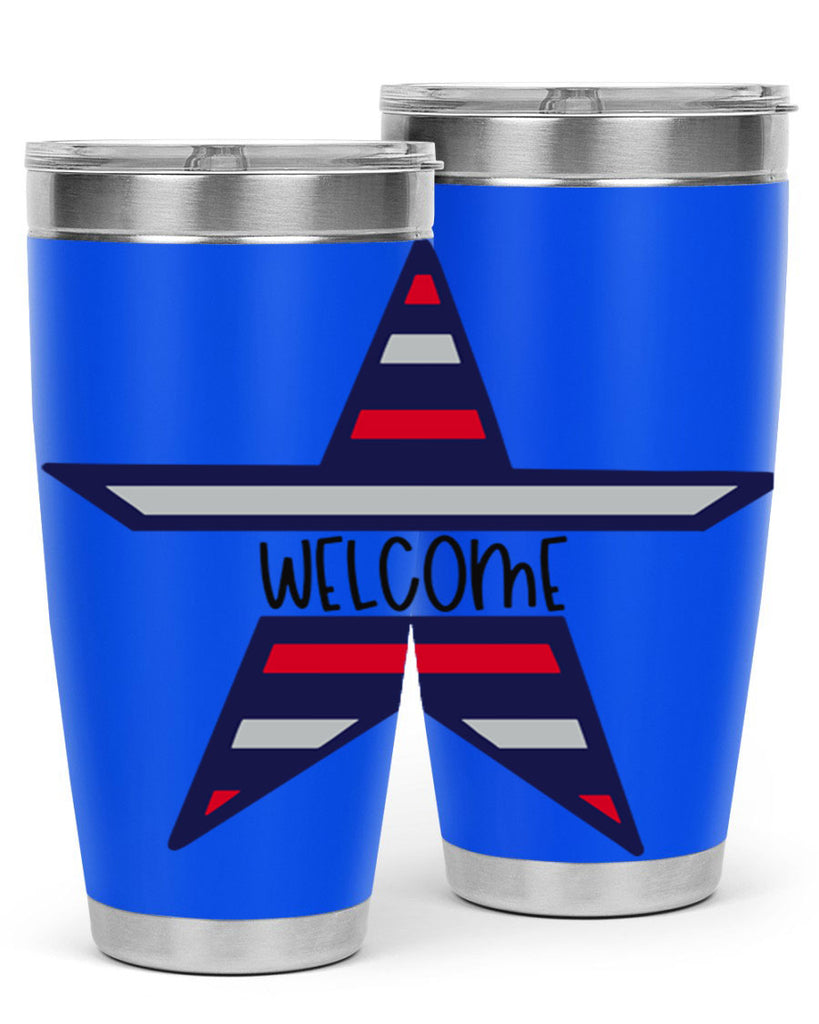 Welcome Style 186#- Fourt Of July- Tumbler