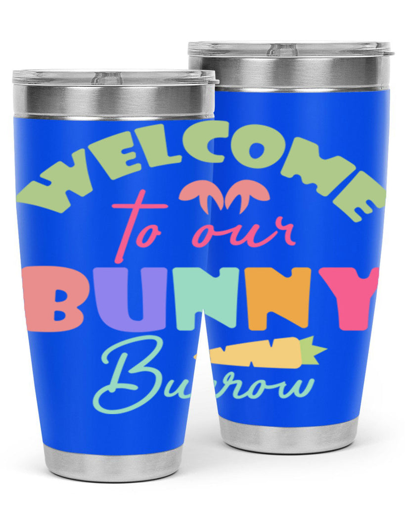 Welcome to our bunny burrow588#- spring- Tumbler