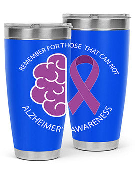 alzheimers awareness style 40#- alzheimers- Tumbler