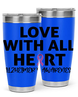 alzheimers awareness style 77#- alzheimers- Tumbler