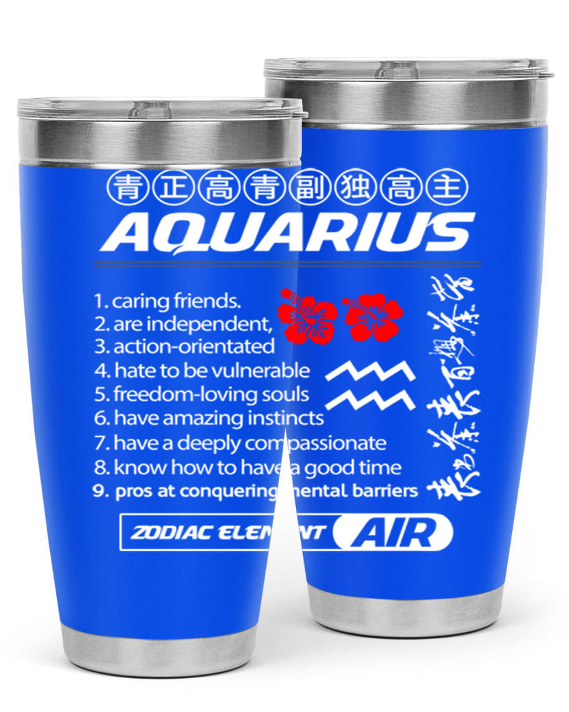 aquarius 85#- zodiac- Tumbler