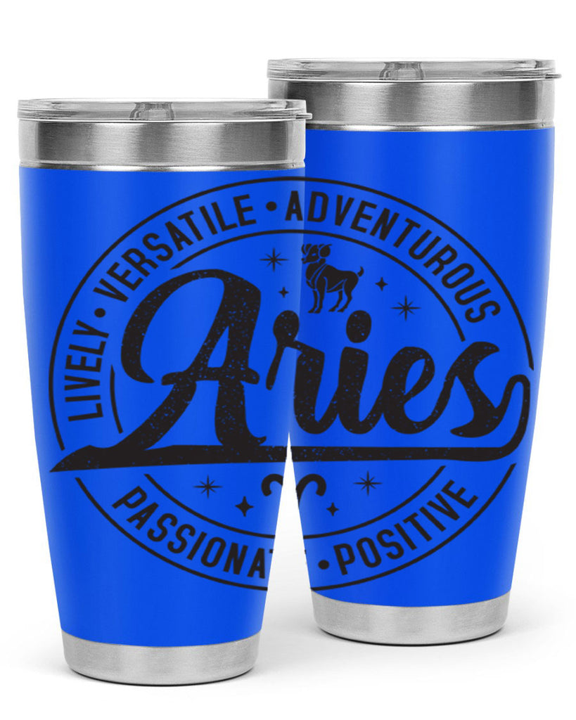 aries 102#- zodiac- Tumbler