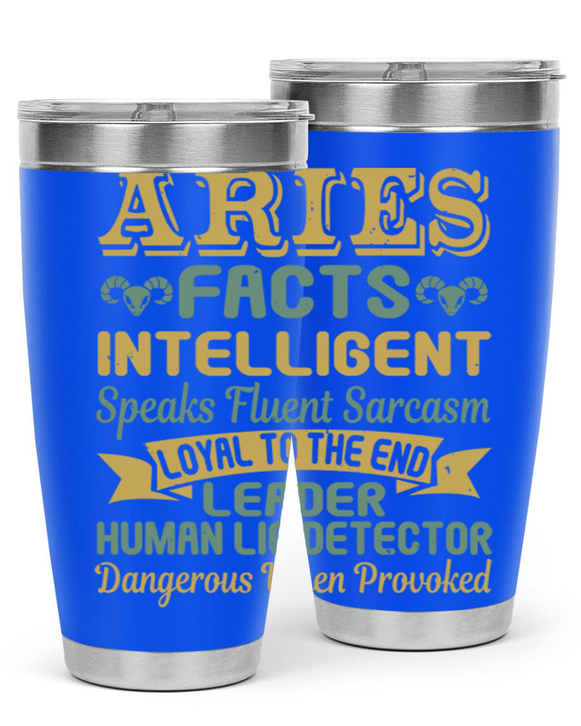aries 123#- zodiac- Tumbler