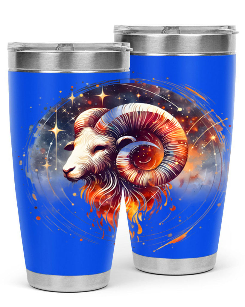 aries 125#- zodiac- Tumbler