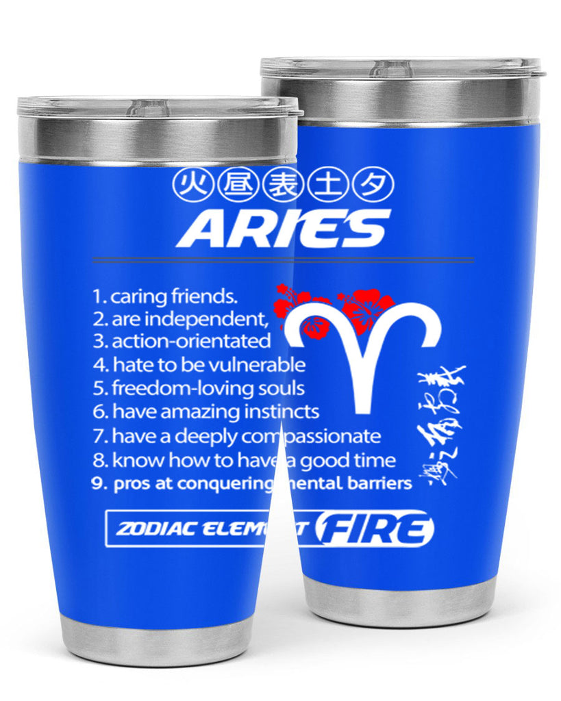 aries 137#- zodiac- Tumbler